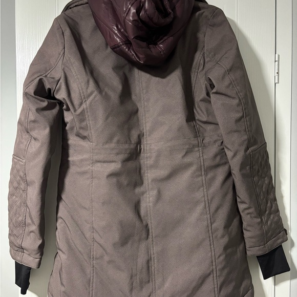 Nicole Miller Women's Quilted Brown Ski Jacket - Picture 6 of 6